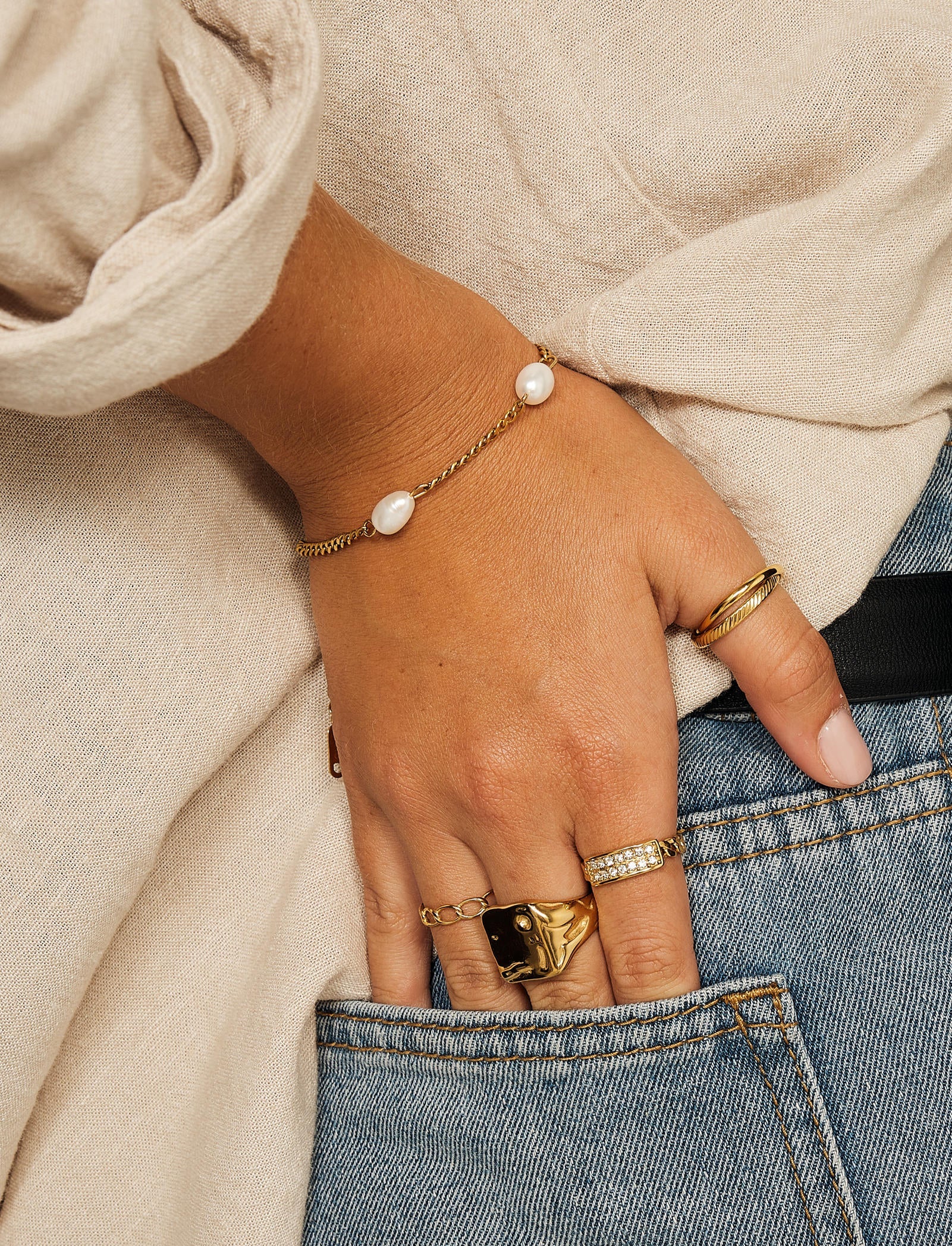 Pastiche  Elide Bracelet - CB983YGPL