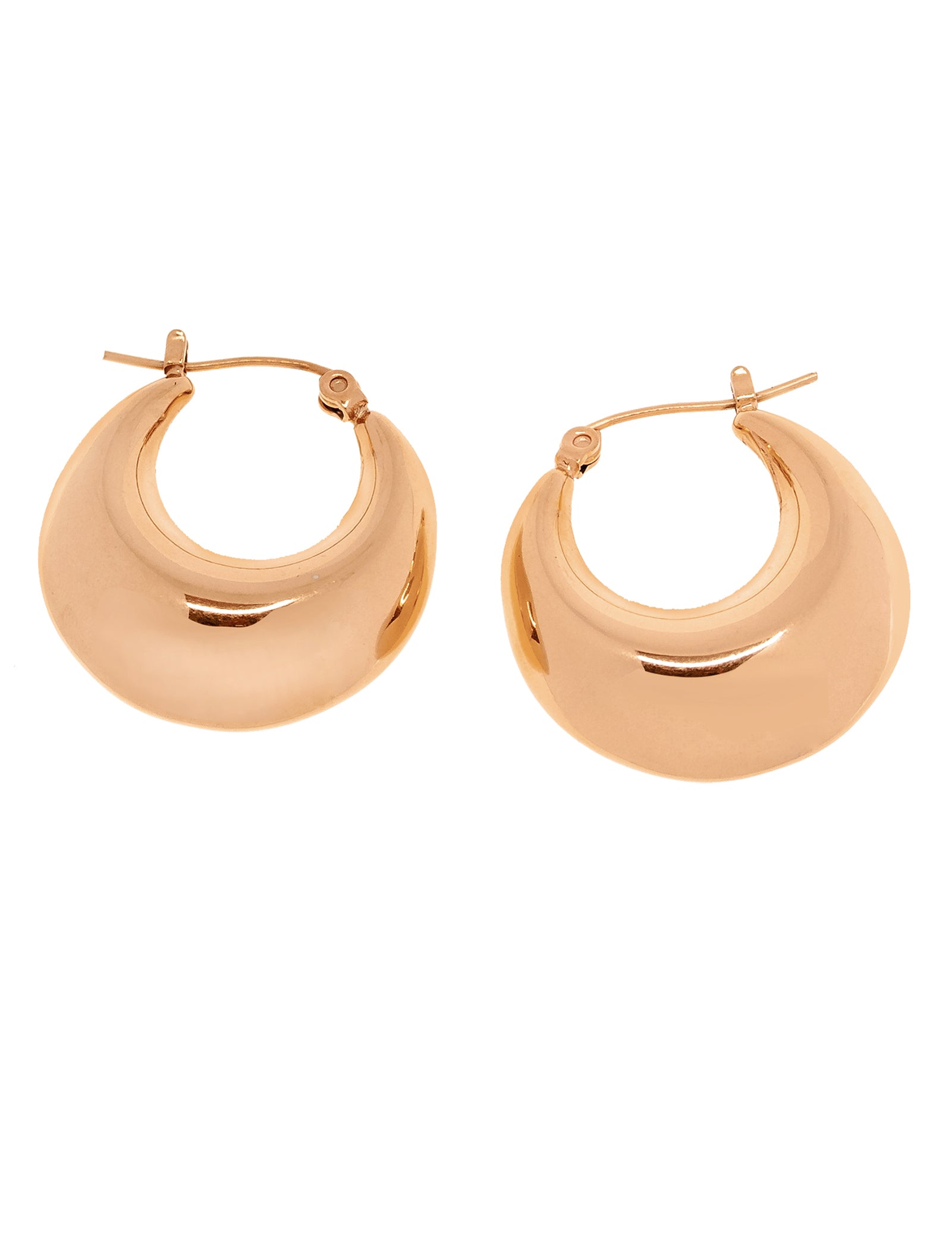 Pastiche  Wide Cali Hoops - E1154RG