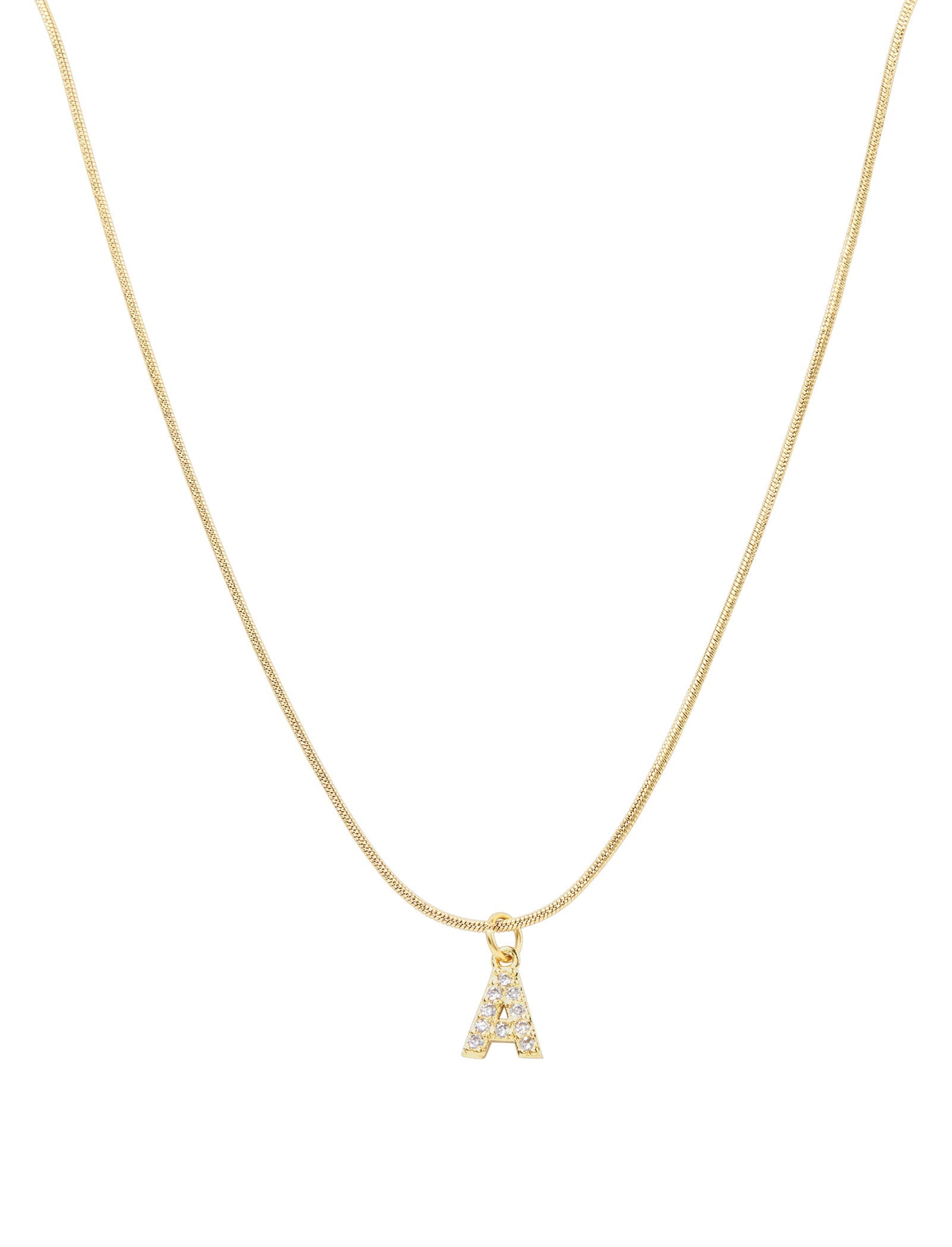 Pastiche  Initial Necklace (A-Z) - J1194YGCZ/A_45