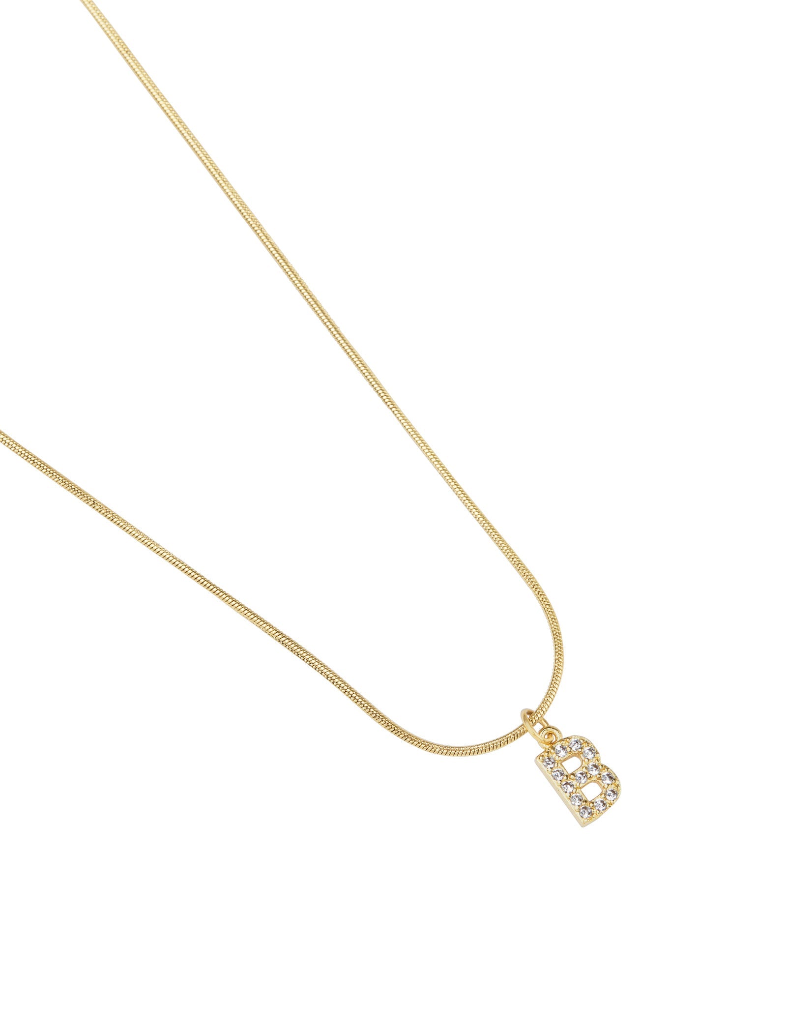 Pastiche  Initial Necklace (A-Z) - J1194YGCZ/B_45
