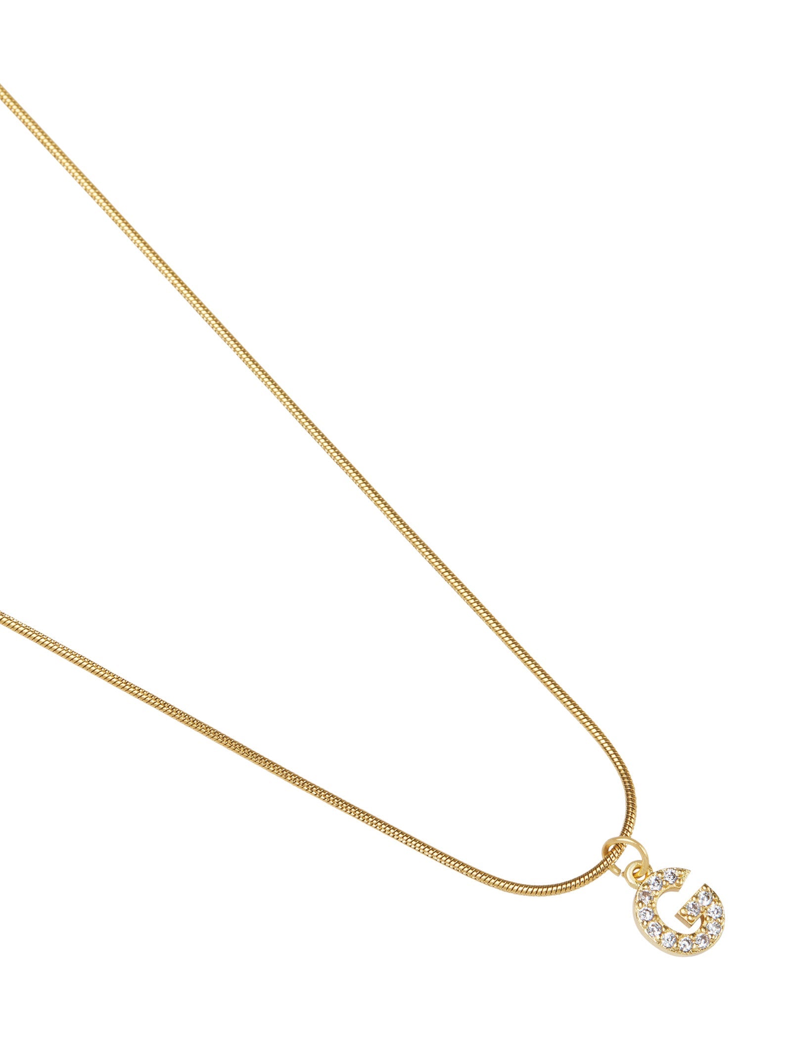 Pastiche  Initial Necklace (A-Z) - J1194YGCZ/G_45