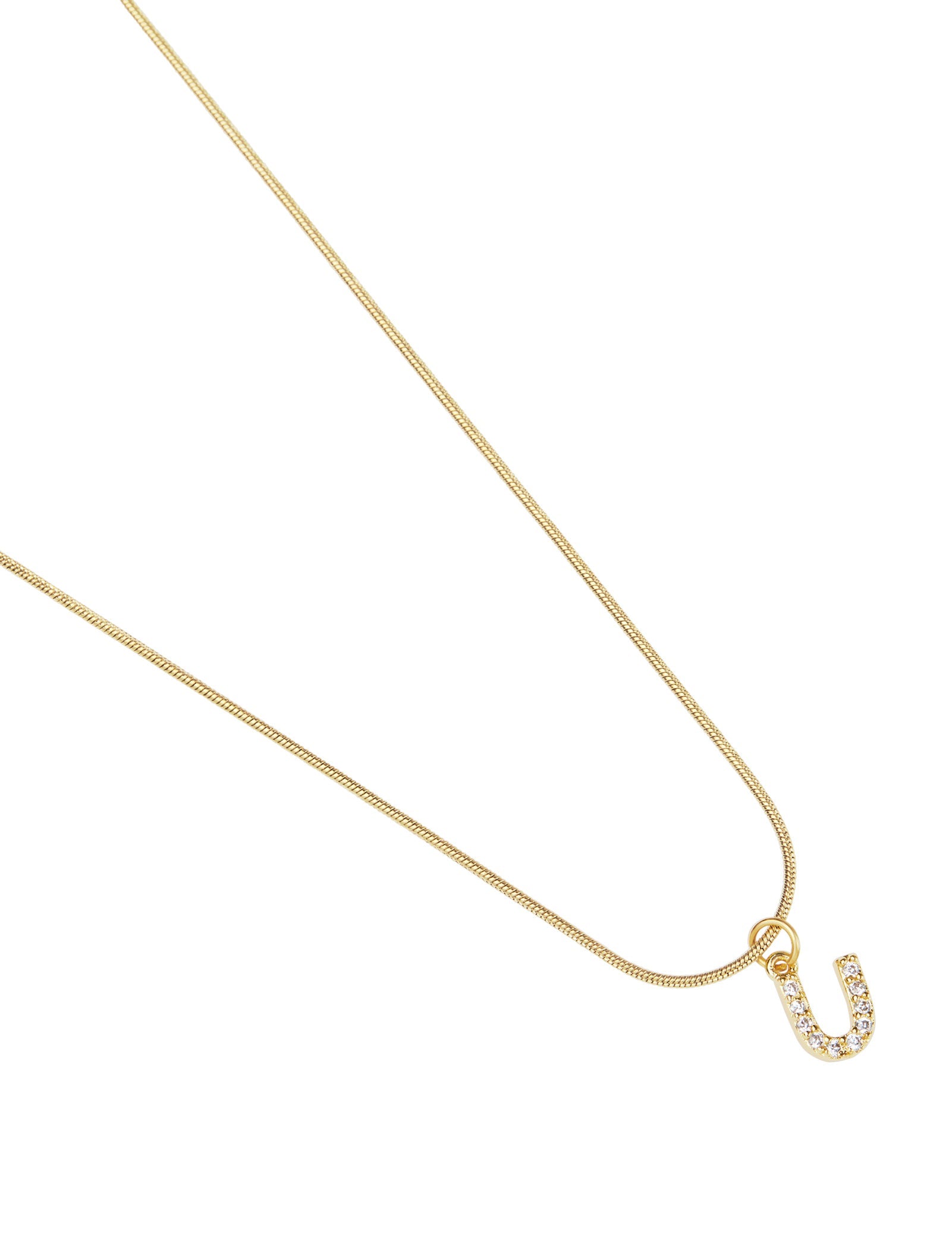 Pastiche  Initial Necklace (A-Z) - J1194YGCZ/U_45