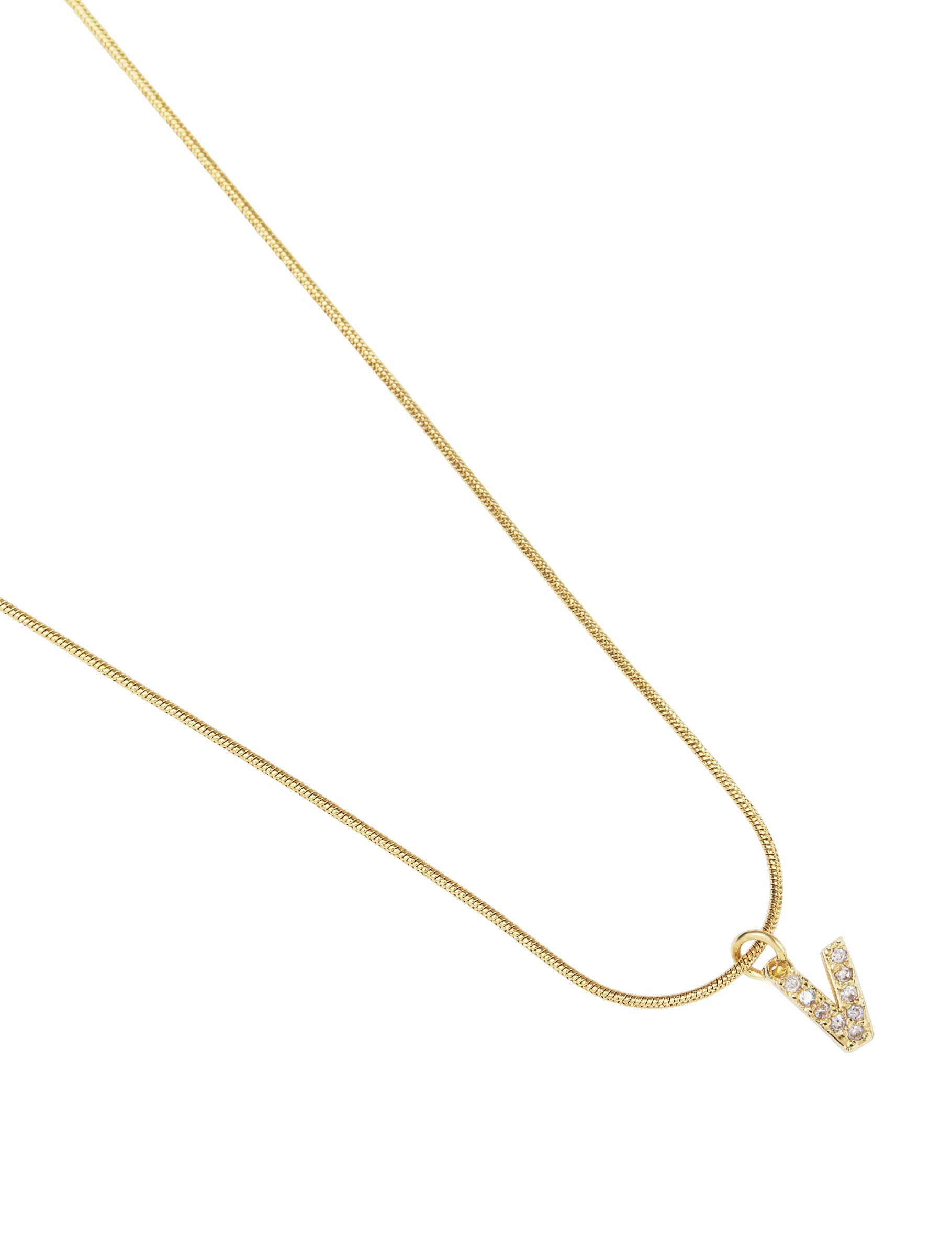 Pastiche  Initial Necklace (A-Z) - J1194YGCZ/V_45