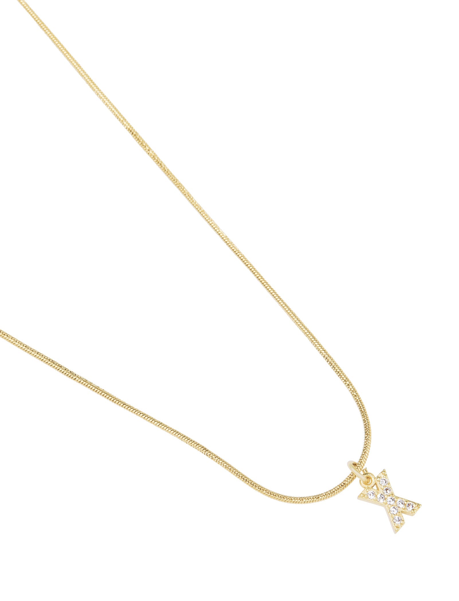 Pastiche  Initial Necklace (A-Z) - J1194YGCZ/X_45