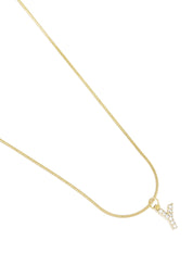 Pastiche  Initial Necklace (A-Z) - J1194YGCZ/Y_45